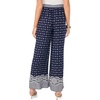 Vince Camuto Women’s Wide Leg Pull on Pant(Classic Navy)