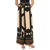 Vince Camuto Women’s Wide Leg Pull on Pant(Rich Black)