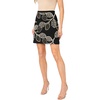 Vince Camuto Women’s Printed a Line Mini Skirt(Rich Black)