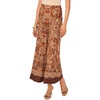 Vince Camuto Women’s Pull on Wide Leg Pant(Rust)