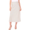 Vince Camuto Women’s Striped Bias Skirt(New Ivory)