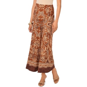Vince Camuto Women’s Pull on Wide Leg Pant(Rust)
