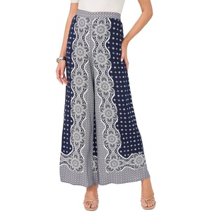 Vince Camuto Women’s Wide Leg Pull on Pant(Classic Navy)