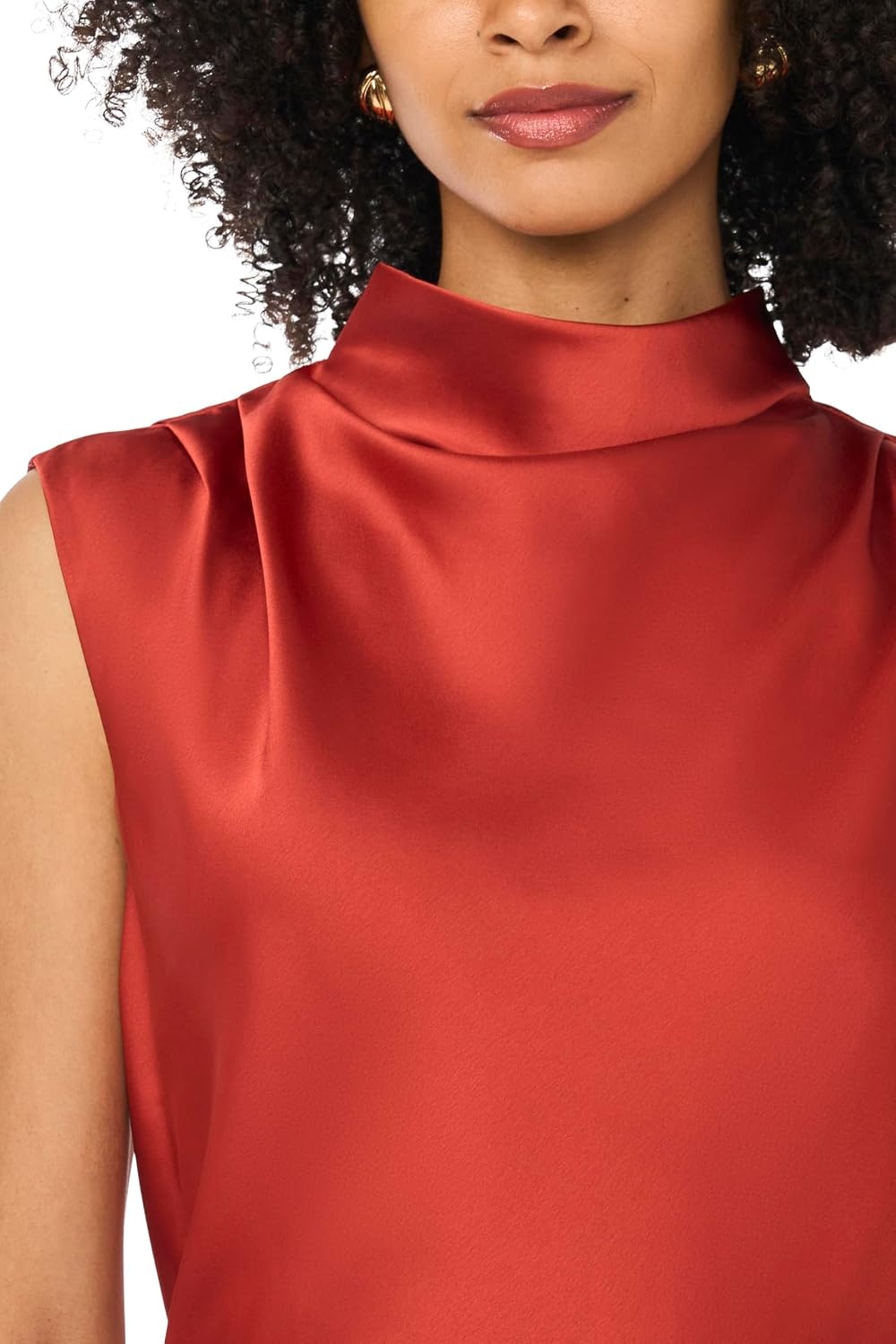 image:imageVince Camuto Womens Cowl Neck Sleeveless TopFireside