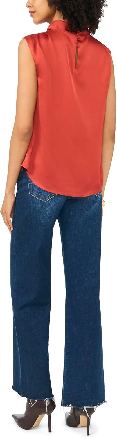 image:imageVince Camuto Womens Cowl Neck Sleeveless TopFireside