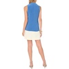 Vince Camuto Women’s Sleeveless Front Cross Over Wrap Tank Top(Denim Navy)