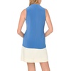 Vince Camuto Women’s Sleeveless Front Cross Over Wrap Tank Top(Denim Navy)