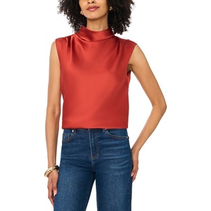 Vince Camuto Women’s Cowl Neck Sleeveless Top(Fireside)