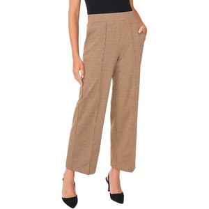Vince Camuto Women’s Pintuck Front Pant with Elastic Waist(Fall Camel)