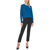 Vince Camuto Womens Long Sleeve Extend Shoulder Center Facing Seam Cozy SweaterSweater(Blueberry)