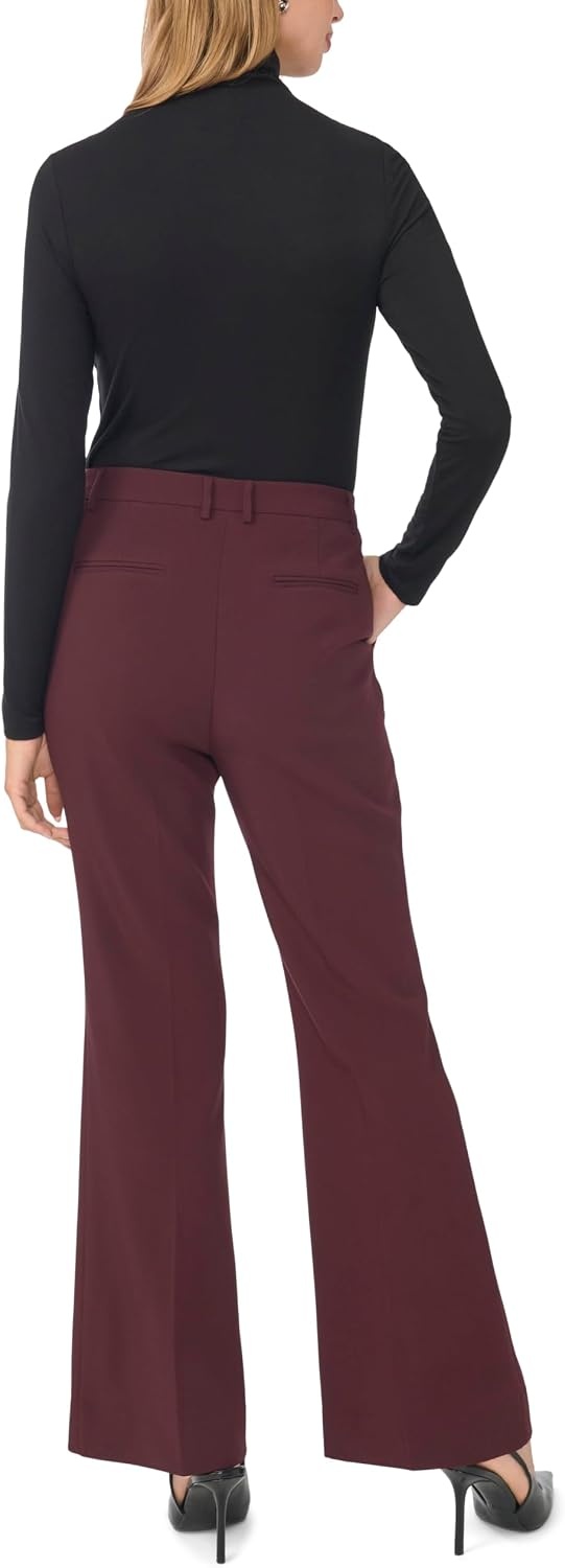 image:imageVince Camuto Womens Pull on Wide Leg Flare PantBurgundy