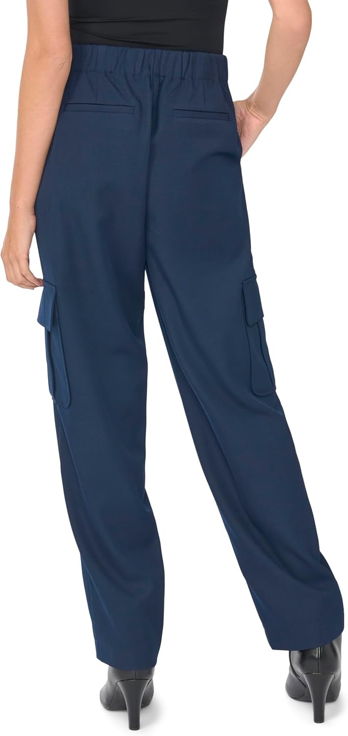 image:imageVince Camuto Womens Straight Leg Cargo PantClassic Navy