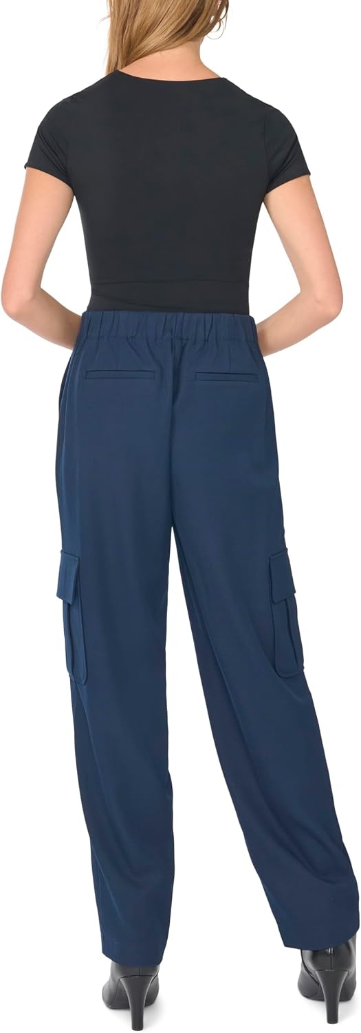 image:imageVince Camuto Womens Straight Leg Cargo PantClassic Navy