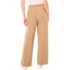 Vince Camuto Women’s Contrast Top Stitch Sweatpant with Drawstring(Latte Heather)