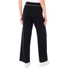 Vince Camuto Women’s Contrast Top Stitch Sweatpant with Drawstring(Rich Black)