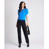 Vince Camuto Women’s Cozy Short Sleeve Sweater(Victoria Blue)