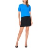 Vince Camuto Women’s Cozy Short Sleeve Sweater(Victoria Blue)