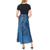 Vince Camuto Women’s Draped Satin Midi Skirt(Rich Navy)