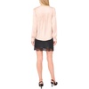 Vince Camuto Women’s Long Sleeve Button Down Top with Topstitch(French Oak)