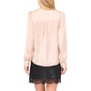 Vince Camuto Women’s Long Sleeve Button Down Top with Topstitch(French Oak)
