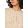 Vince Camuto Women’s Long Sleeve Cable Cardigan(Oatmeal)