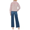 Vince Camuto Women’s Long Sleeve Collar Button Down with Front Pocket Blouse(Bloom Plum)