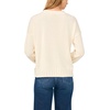 Vince Camuto Women’s Long Sleeve Roll Neck Crew Neck Sweater(Creamy)