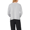 Vince Camuto Women’s Long Sleeve Roll Neck Crew Neck Sweater(Light Heather Grey)