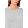 Vince Camuto Women’s Long Sleeve Roll Neck Crew Neck Sweater(Light Heather Grey)