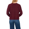 Vince Camuto Women’s Long Sleeve Roll Neck Crew Neck Sweater(Rich Burgundy)
