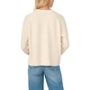 Vince Camuto Women’s Long Sleeve Saddle Shoulder Crew Neck Sweater(Malted)