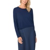 Vince Camuto Women’s Long Sleeve Sweater with Maxi Dress(Classic Navy)