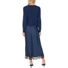 Vince Camuto Women’s Long Sleeve Sweater with Maxi Dress(Classic Navy)