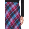 Vince Camuto Women’s Plaid Bias Midi Skirt(Crisp Merlot)