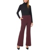 Vince Camuto Women’s Pull on Wide Leg Flare Pant(Burgundy)