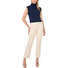 Vince Camuto Women’s Short Sleeve Built Up Extended Shoulder Tee(Classic Navy)