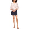 Vince Camuto Women’s Square Neck Bubble Blouse(138 Vanilla Ice)