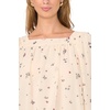 Vince Camuto Women’s Square Neck Bubble Blouse(Sand Drift)