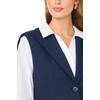 Vince Camuto Women’s Twofer Vest With Long Sleeve Blouse(Classic Navy)