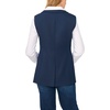 Vince Camuto Women’s Twofer Vest With Long Sleeve Blouse(Classic Navy)