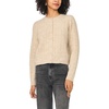 Vince Camuto Women’s Long Sleeve Cable Cardigan(Oatmeal)