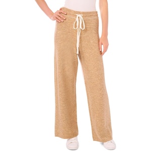 Vince Camuto Women’s Contrast Top Stitch Sweatpant with Drawstring(Latte Heather)